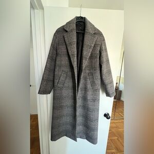 Like new. Mango Oversized Wool Coat. Size XS. Midi length.